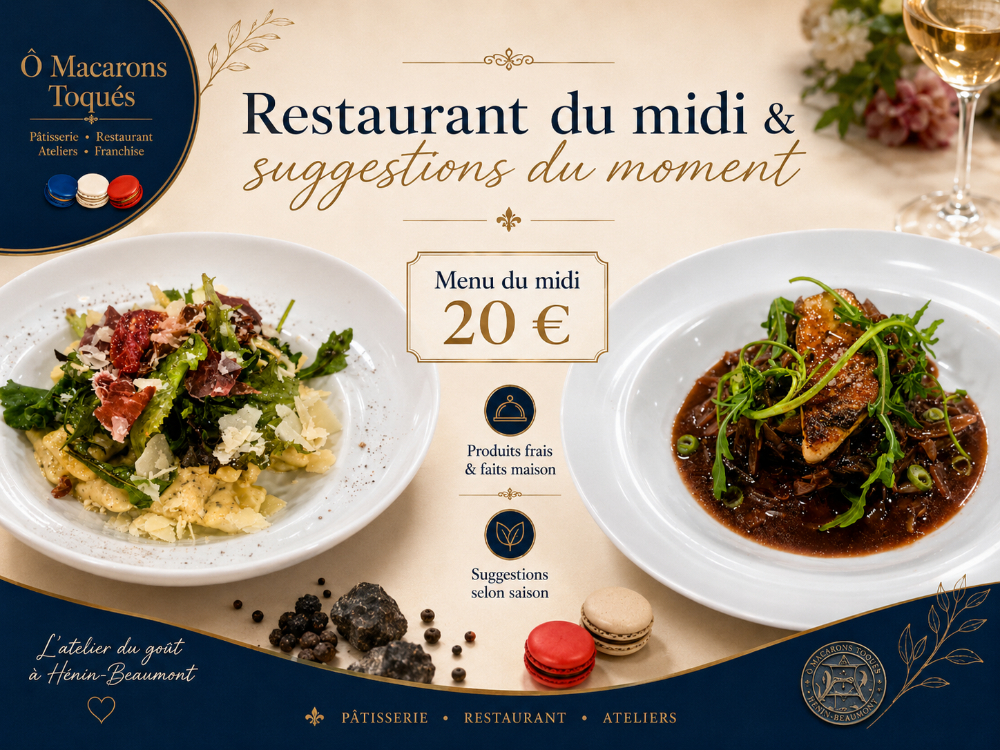 Restaurant du midi et suggestions du moment